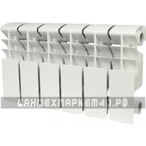 Алюминиевый радиатор ROMMER Plus 200 6 секций Алюминиевый радиатор ROMMER Plus 200 6 секций