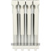 Алюминиевый радиатор ROMMER Plus 500 4 секции Алюминиевый радиатор ROMMER Plus 500 4 секции
