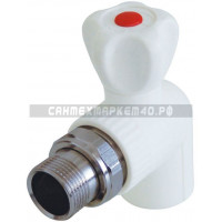 Kalde Кран шаровой разборный угловой с накидной гайкой 25x1/2'' Kalde Кран шаровой разборный угловой с накидной гайкой 25x1/2''