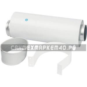 STOUT Элемент дымохода DN60/100 труба коаксиальная 250 мм п/м, уплотнения и хомут в комплекте STOUT Элемент дымохода DN60/100 труба коаксиальная 250 мм п/м, уплотнения и хомут в комплекте