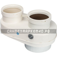 STOUT Элемент дымохода DN80/80 адаптер для подкл. разд. труб (совместимый Baxi ) PP-Ryton STOUT Элемент дымохода DN80/80 адаптер для подкл. разд. труб (совместимый Baxi ) PP-Ryton