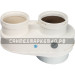 STOUT Элемент дымохода DN80/80 адаптер для подкл. разд. труб (совместимый Baxi ) PP-Ryton в Калуге STOUT Элемент дымохода DN80/80 адаптер для подкл. разд. труб (совместимый Baxi ) PP-Ryton в Калуге