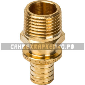 STOUT Переходник с наружной резьбой 16xR 1/2" для труб из сшитого полиэтилена аксиальный в Калуге STOUT Переходник с наружной резьбой 16xR 1/2" для труб из сшитого полиэтилена аксиальный в Калуге