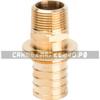 STOUT Переходник с наружной резьбой 32xR 3/4" для труб из сшитого полиэтилена аксиальный STOUT Переходник с наружной резьбой 32xR 3/4" для труб из сшитого полиэтилена аксиальный