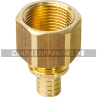 STOUT Переходник с внутренней резьбой 16xG 3/4" для труб из сшитого полиэтилена аксиальный STOUT Переходник с внутренней резьбой 16xG 3/4" для труб из сшитого полиэтилена аксиальный