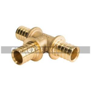 STOUT Тройник равнопроходный 25x25x25 для труб из сшитого полиэтилена аксиальный в Калуге STOUT Тройник равнопроходный 25x25x25 для труб из сшитого полиэтилена аксиальный в Калуге