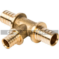STOUT Тройник переходной 25x20x25 для труб из сшитого полиэтилена аксиальный