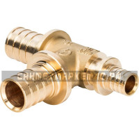 STOUT Тройник переходной 25x25x16 для труб из сшитого полиэтилена аксиальный
