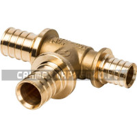 STOUT Тройник переходной 25x25x20 для труб из сшитого полиэтилена аксиальный STOUT Тройник переходной 25x25x20 для труб из сшитого полиэтилена аксиальный