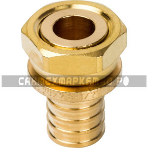 STOUT Переходник с накидной гайкой 20xG 1/2" для труб из сшитого полиэтилена аксиальный в Калуге STOUT Переходник с накидной гайкой 20xG 1/2" для труб из сшитого полиэтилена аксиальный в Калуге
