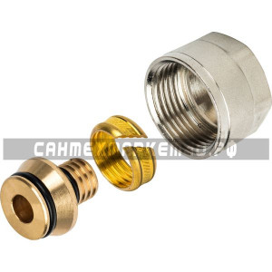STOUT Фитинг компрессионный для труб PEX-AL-PEX 16х2,0х3/4 в Калуге