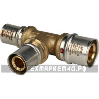 STOUT Тройник переходной 26х20х20 для металлопластиковых труб прессовой STOUT Тройник переходной 26х20х20 для металлопластиковых труб прессовой