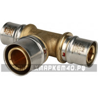STOUT Тройник переходной 26х32х26 для металлопластиковых труб прессовой STOUT Тройник переходной 26х32х26 для металлопластиковых труб прессовой