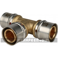 STOUT Тройник равнопроходный 32х32х32 для металлопластиковых труб прессовой STOUT Тройник равнопроходный 32х32х32 для металлопластиковых труб прессовой