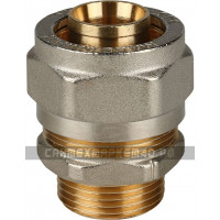 STOUT Переходник с наружной резьбой 3/4"х26 для металлопластиковых труб винтовой STOUT Переходник с наружной резьбой 3/4"х26 для металлопластиковых труб винтовой