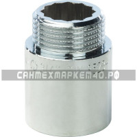 STOUT Удлинитель хромированный 3/4X30 STOUT Удлинитель хромированный 3/4X30