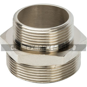 STOUT Ниппель НН переходной никелированный 2"X1"1/2 STOUT Ниппель НН переходной никелированный 2"X1"1/2