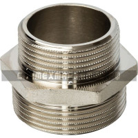 STOUT Ниппель НН переходной никелированный 1"1/2X1"1/4 STOUT Ниппель НН переходной никелированный 1"1/2X1"1/4