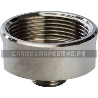 STOUT Переходник ВН никелированный 1"1/2x1/2" STOUT Переходник ВН никелированный 1"1/2x1/2"