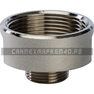 STOUT Переходник ВН никелированный 1"1/2x3/4" в Калуге STOUT Переходник ВН никелированный 1"1/2x3/4" в Калуге