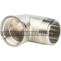 STOUT Угольник НВ никелированный 1"1/4 STOUT Угольник НВ никелированный 1"1/4