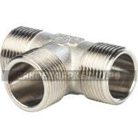 STOUT Тройник НН никелированный 1"X1"X1" STOUT Тройник НН никелированный 1"X1"X1"