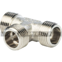 STOUT Тройник НН никелированный 3/4X3/4X3/4 STOUT Тройник НН никелированный 3/4X3/4X3/4