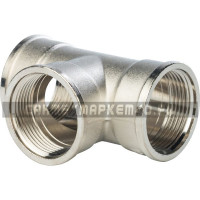 STOUT Тройник ВВ никелированный 1"1/4 STOUT Тройник ВВ никелированный 1"1/4