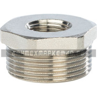 STOUT Футорка никелированная 2"X1/2" STOUT Футорка никелированная 2"X1/2"