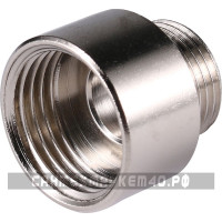 STOUT Переходник ВН никелированный 1/2X3/8 STOUT Переходник ВН никелированный 1/2X3/8