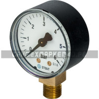 STOUT Манометр радиальный. Корпус Dn 50 мм 1/4" STOUT Манометр радиальный. Корпус Dn 50 мм 1/4"