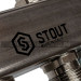 STOUT Коллектор из нержавеющей стали для радиаторной разводки 10 вых. в Калуге