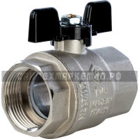 STOUT Кран шаровой 1 1/4" ВР/ВР, бабочка, полнопроходной STOUT Кран шаровой 1 1/4" ВР/ВР, бабочка, полнопроходной
