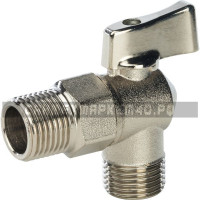 STOUT 1/2" Кран шаровой угловой для стиральных машин STOUT 1/2" Кран шаровой угловой для стиральных машин